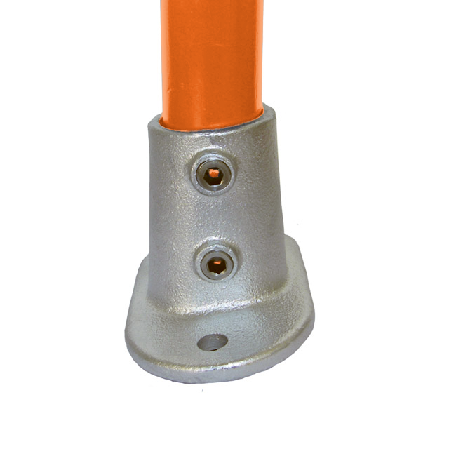 Sloping Floor Flange (0-11 degrees) for 34mm Galv Pipe