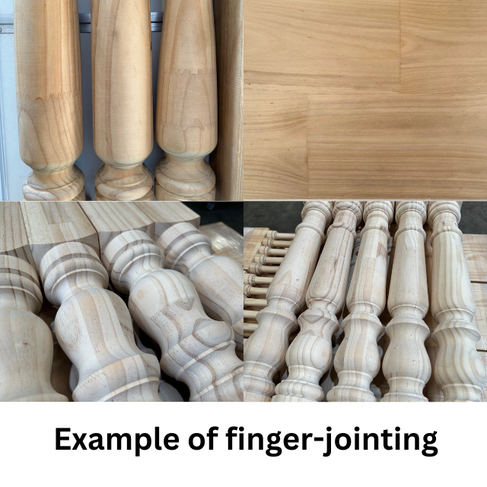 Fluted Centre Landing Stair Posts 880x90sq (Pine)