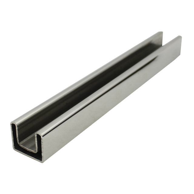 Rectangle Slotted Tube 25x21 (316 Mirror) - 5.8 metre Length