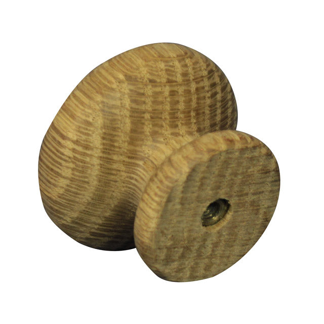 40mm Wooden Knob Handles (American Oak)