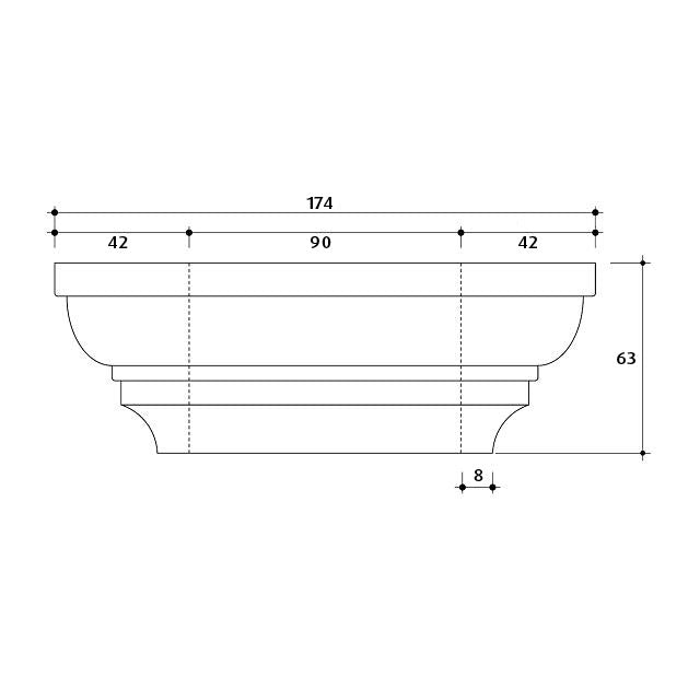 Large Post Capital Moulds for 90x90 Post