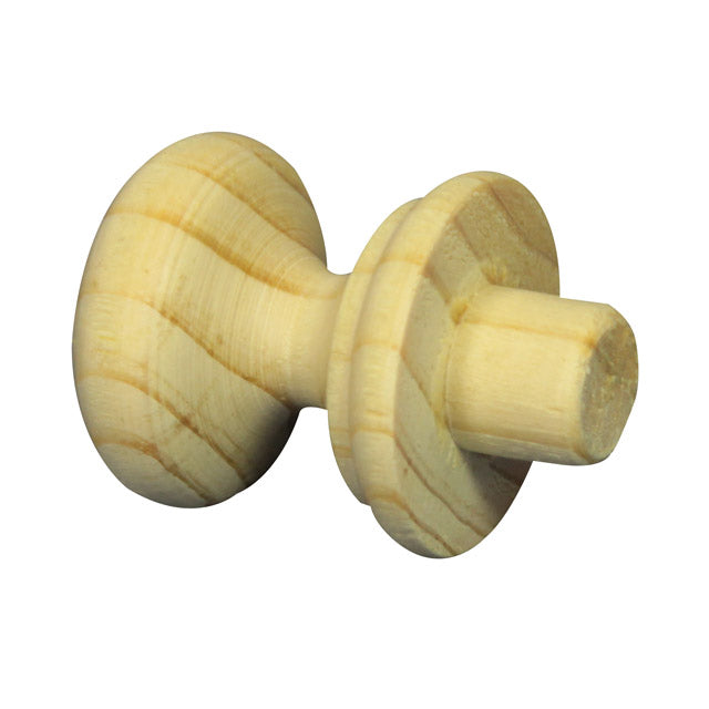 30mm Wooden Knob Handles (Pine)