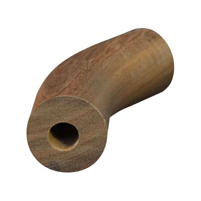 Designer Rail - 43mm diam - 37 deg Bend (Spotted Gum)