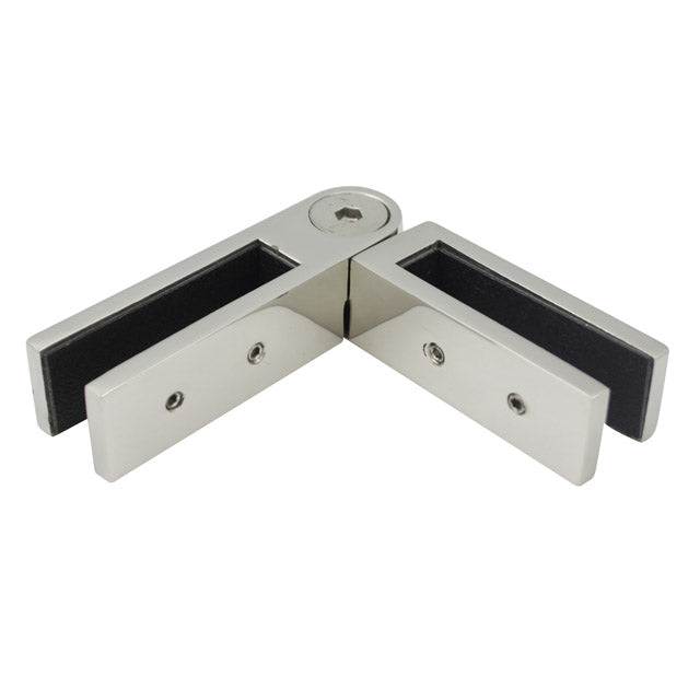 Swivel Glass to Glass Connector - Mirror