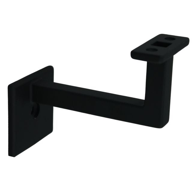 88mm Square Budget Handrail Bracket (Black)