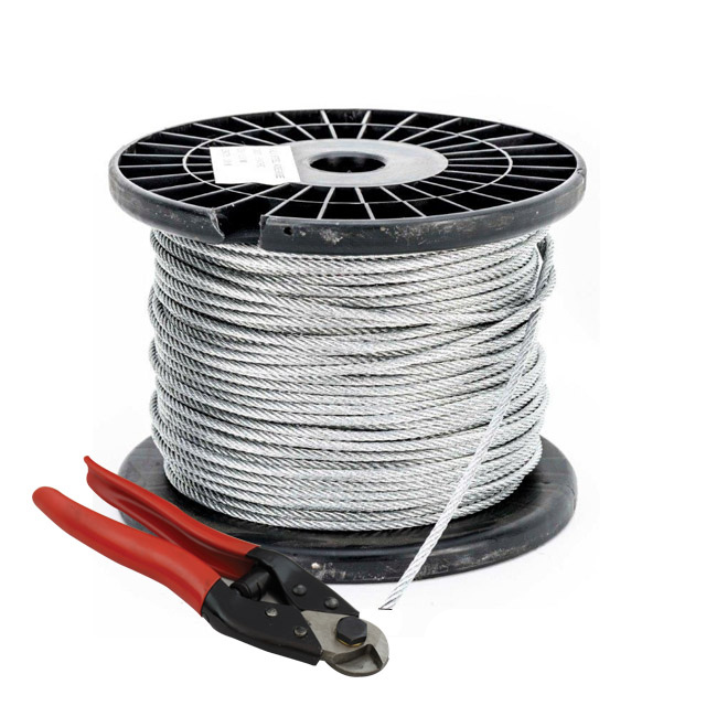 3.2mm Wire Cable Rope - 1x19 - per Metre