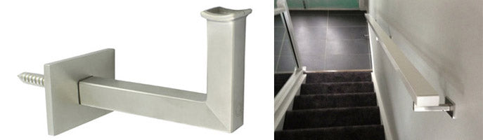 New Square Stainless Steel Handrail Brackets