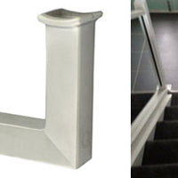 New Square Stainless Steel Handrail Brackets