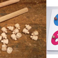Wooden Jigsaw Puzzle Handles