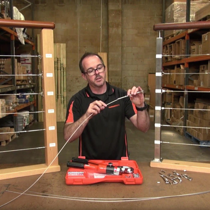 How To Use a Hydraulic Swage Tool