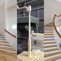 Turned Baluster On A Grand Staircase