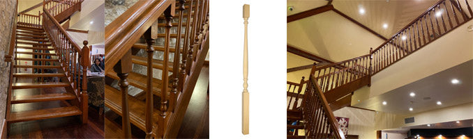 Classic Turned Timber Baluster