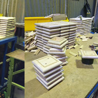 Another Batch Of Stair Post Caps Being Manufactured