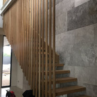 A Wall Of American Oak Dowel