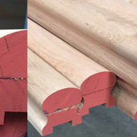 American Oak Handrail in the Heritage Rail Profile