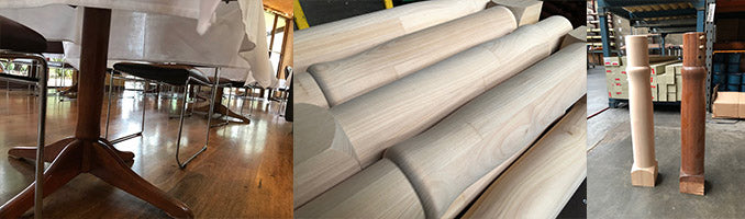 Table Legs for Woodstock Winery