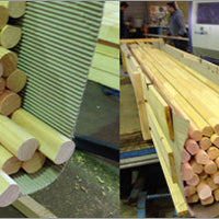 Another Batch of Pine Dowel Handrail