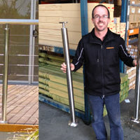 Ready-To-Use Stainless Steel Balustrade Posts