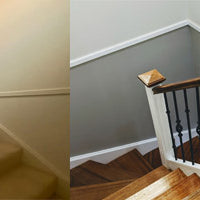 Before and After Staircase