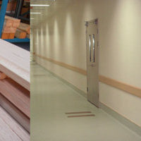 Timber Bump Rail For Hospitals