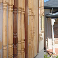 Turned Porch Posts