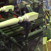 Turned Wooden Columns in 68x68 and 90x90 Pine