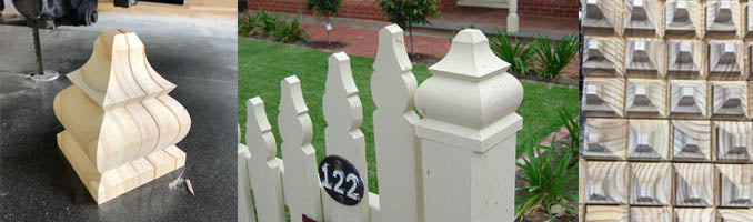 Square Windsor Fence Post Capitals