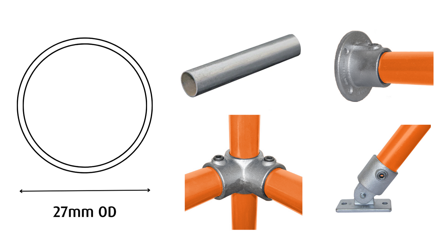 34mm Galvanised Pipe & Fittings — Hammersmith