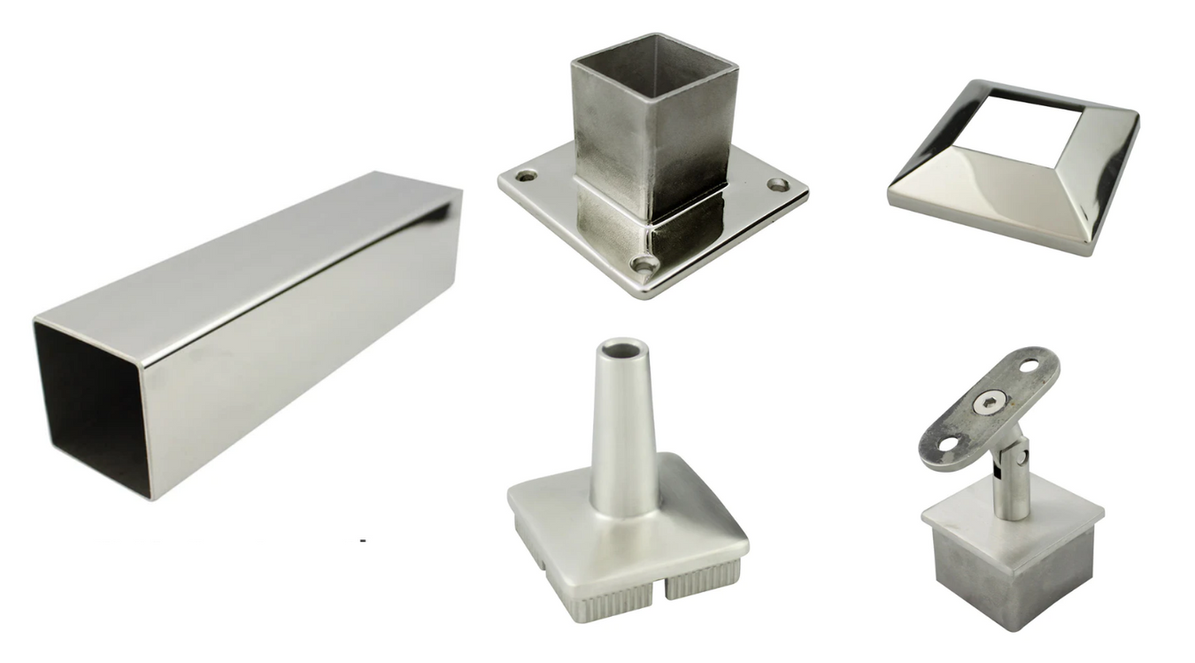 50.8mm Square Stainless Steel