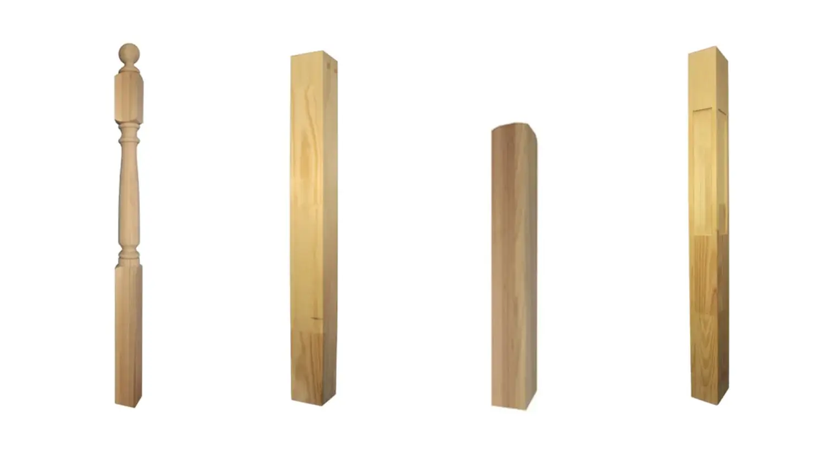 Open-Top Square Balustrade Posts — Hammersmith