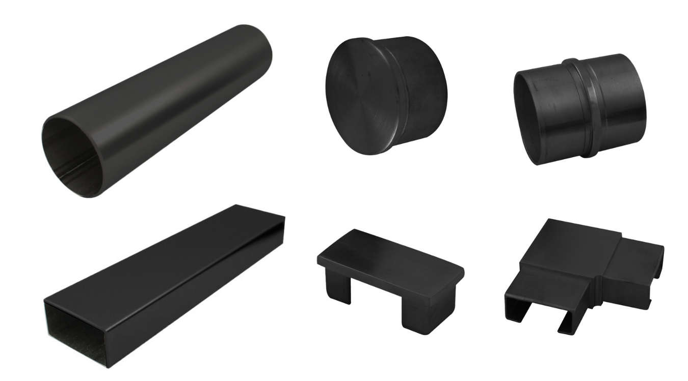 Black Stainless Steel Tube & Fittings