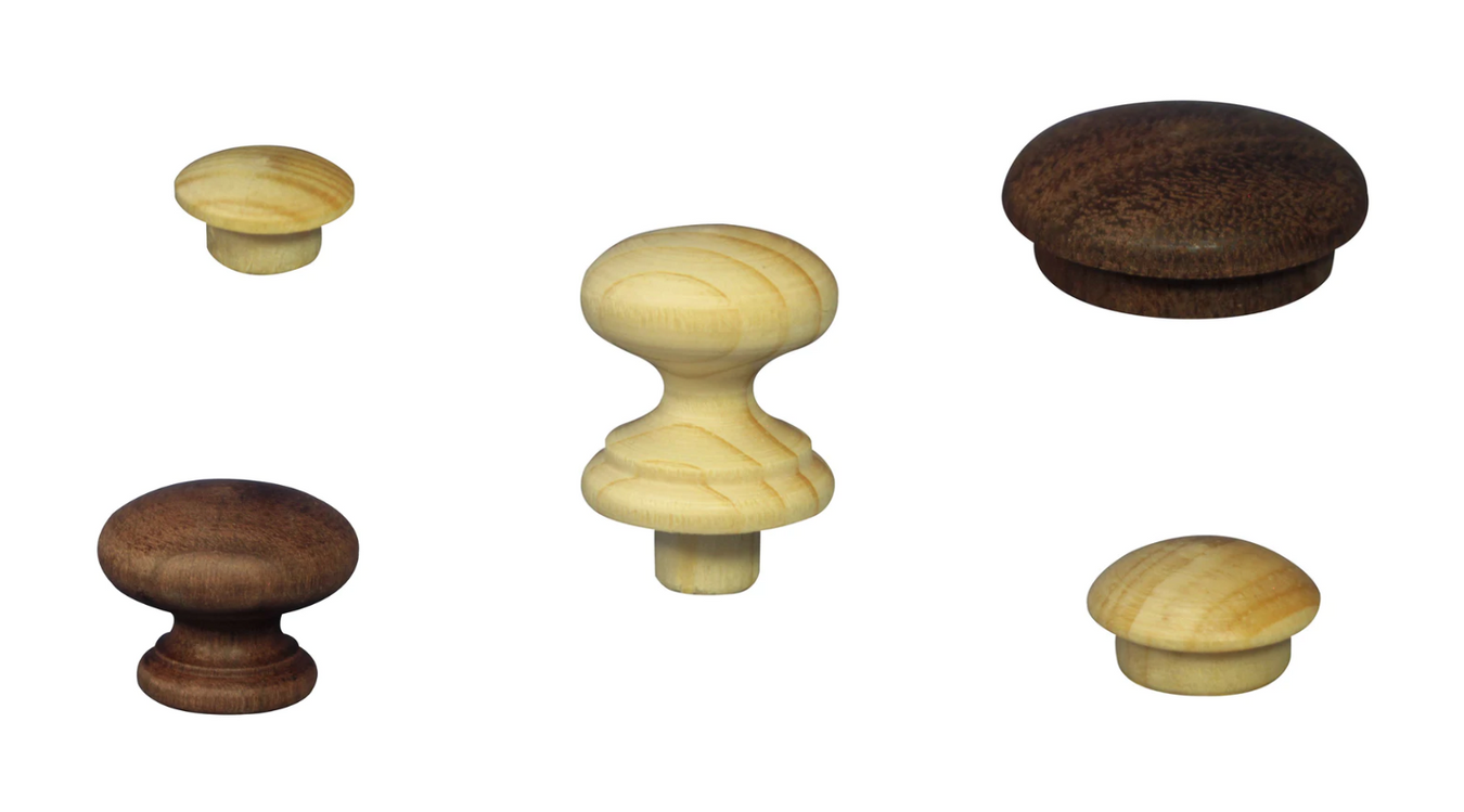 Wooden Cover Buttons & Knobs