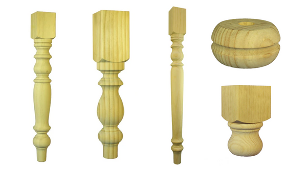 Turned furniture legs deals