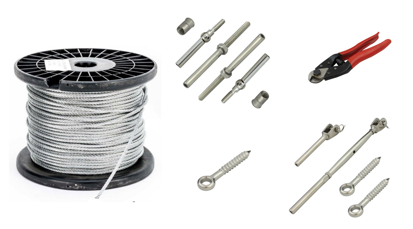 Stainless Steel Balustrading Wire, Fittings & Tools