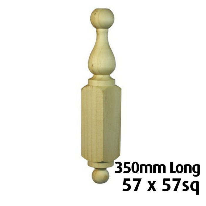 Turned Roof Finials 350x57sq