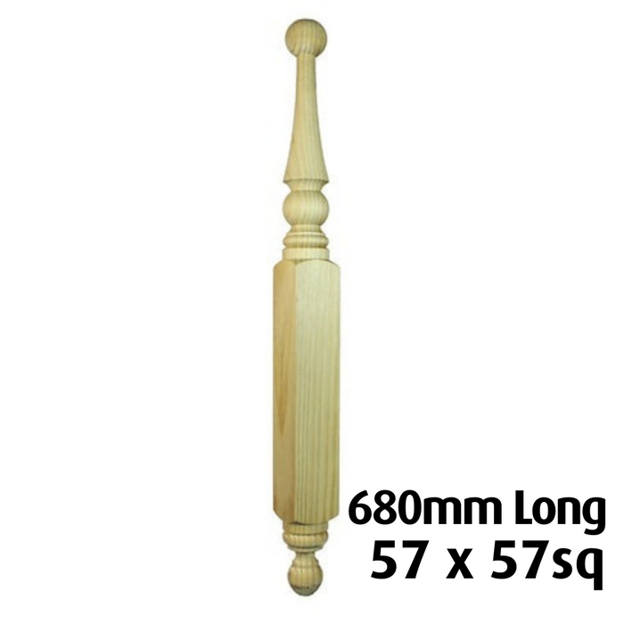 Turned Roof Finials 680x57sq