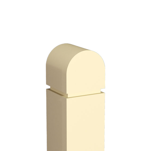Rounded Fence Post Capital for 112sq Post