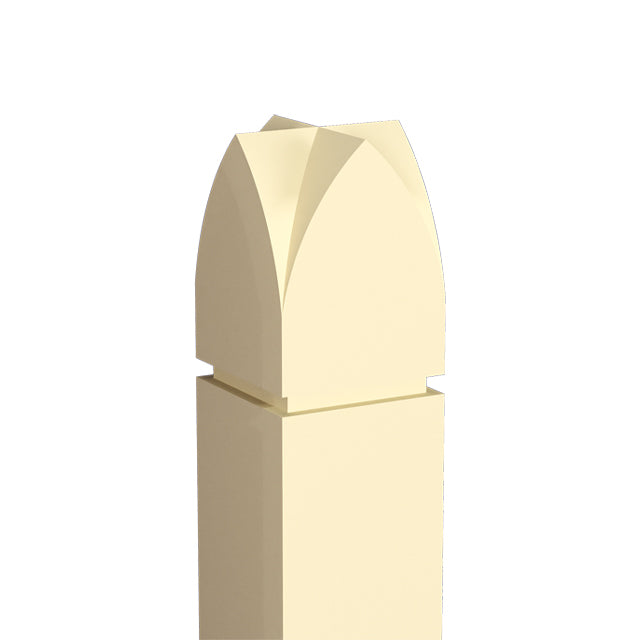 Gothic Fence Post Capital for 112sq Post