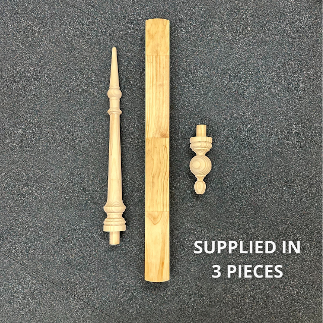 Turned "Edwardian" Roof Finials 1880x90sq