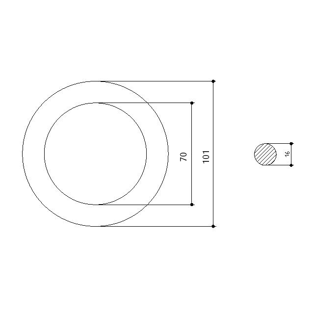 Wooden Curtain Rings 70mm Internal Diameter