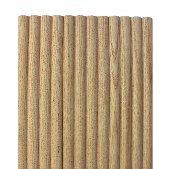 75mm "Ripple" Timber Wall Panelling in American Oak