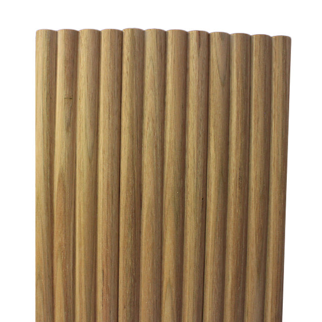 75mm "Ripple" Timber Wall Panelling in Blackbutt (Back Sawn)