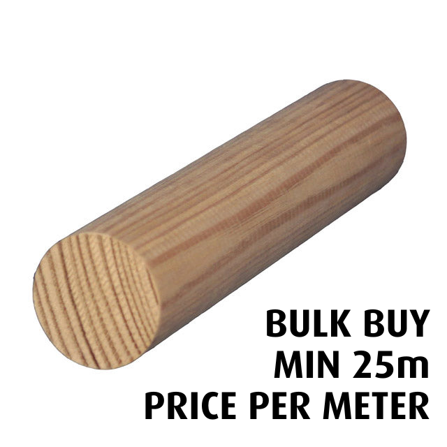 Ezirail 50mm diameter Handrails (Vic Ash)  - Bulk Buy / Random Lengths