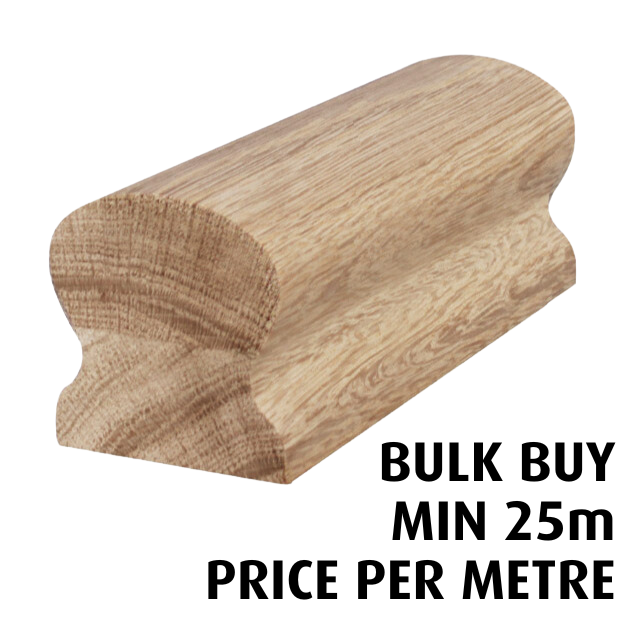 Heritage Handrail (American Oak) - Bulk Buy / Random Lengths