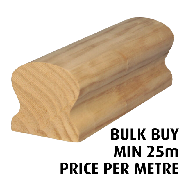 Heritage Handrail (Pine) - Bulk Buy / Random Lengths