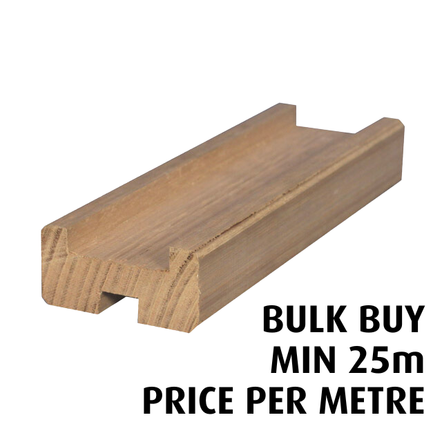 Base Rail with Rebate (Vic Ash) - Bulk Buy / Random Lengths