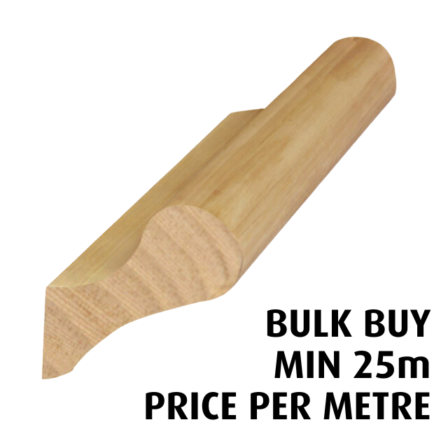 Pigs Ear Handrail (Pine) - Bulk Buy / Random Lengths