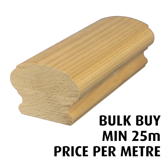 Prestige Handrail (Pine) - Bulk Buy / Random Lengths