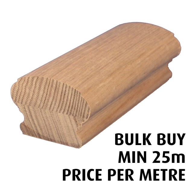 Prestige Handrail (Vic Ash) - Bulk Buy / Random Lengths