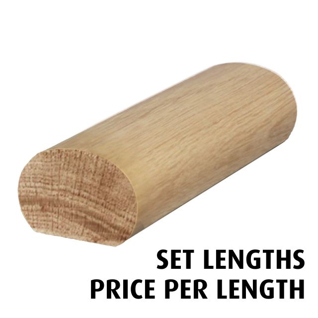 Mono Handrail (American Oak) - Set Lengths